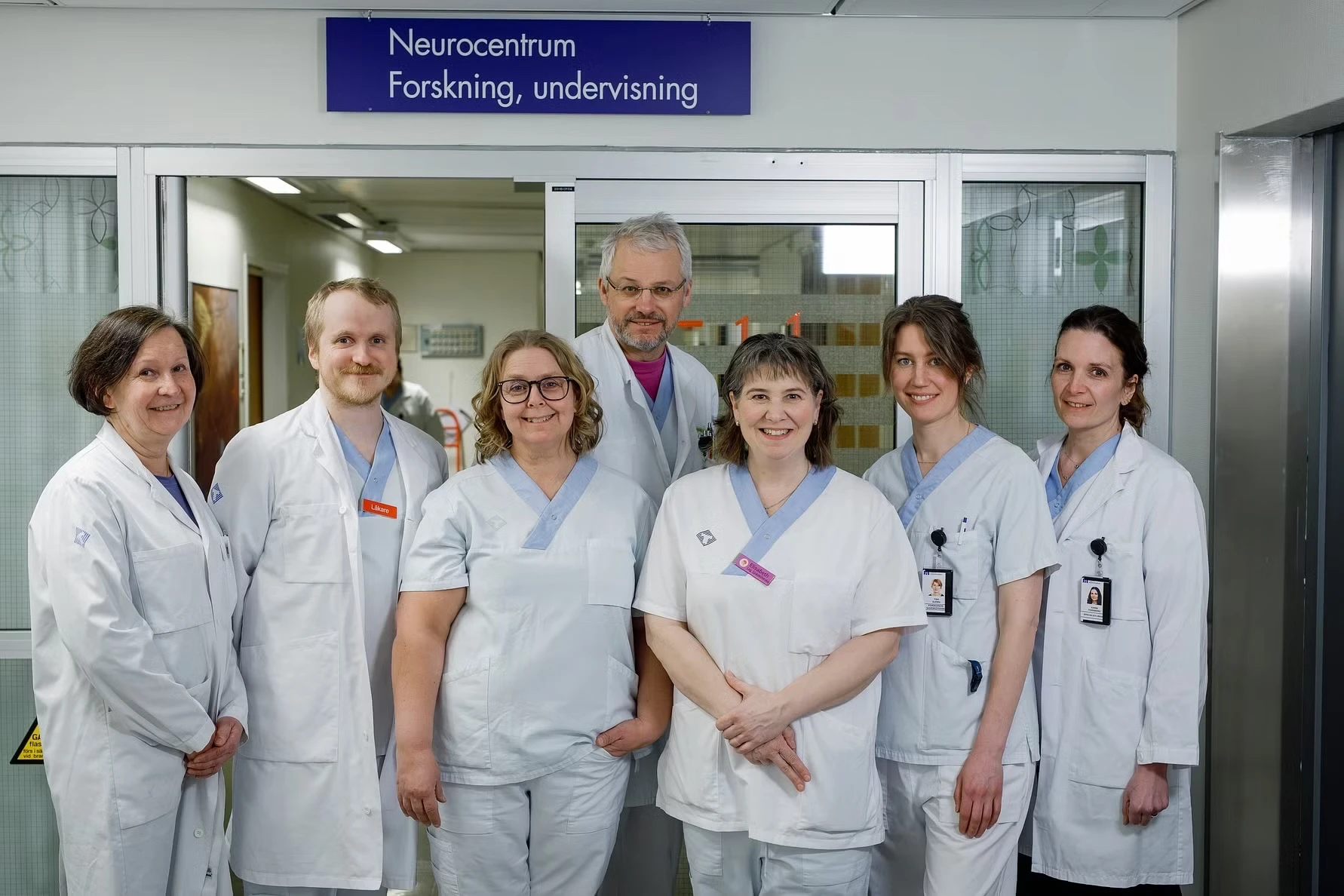 Teamet på Neurologens forskningsavdelning på Norrlands